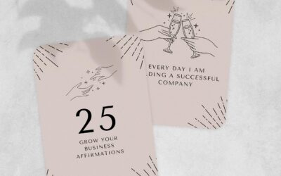 Grow your Business Affirmation Cards