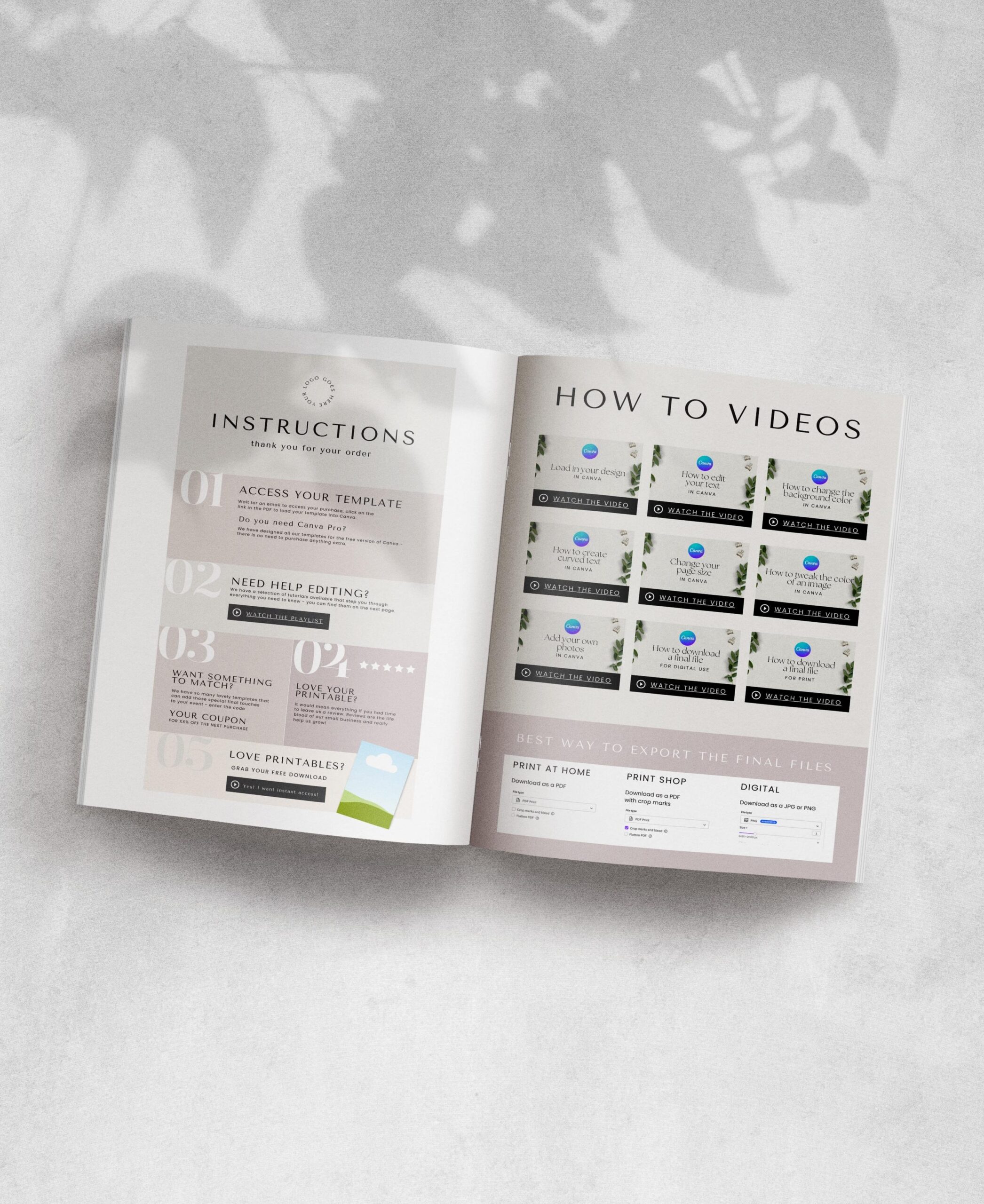 White label how to use Canva videos