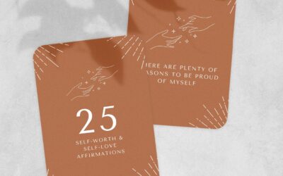 Self Love & Self Worth Affirmation Cards