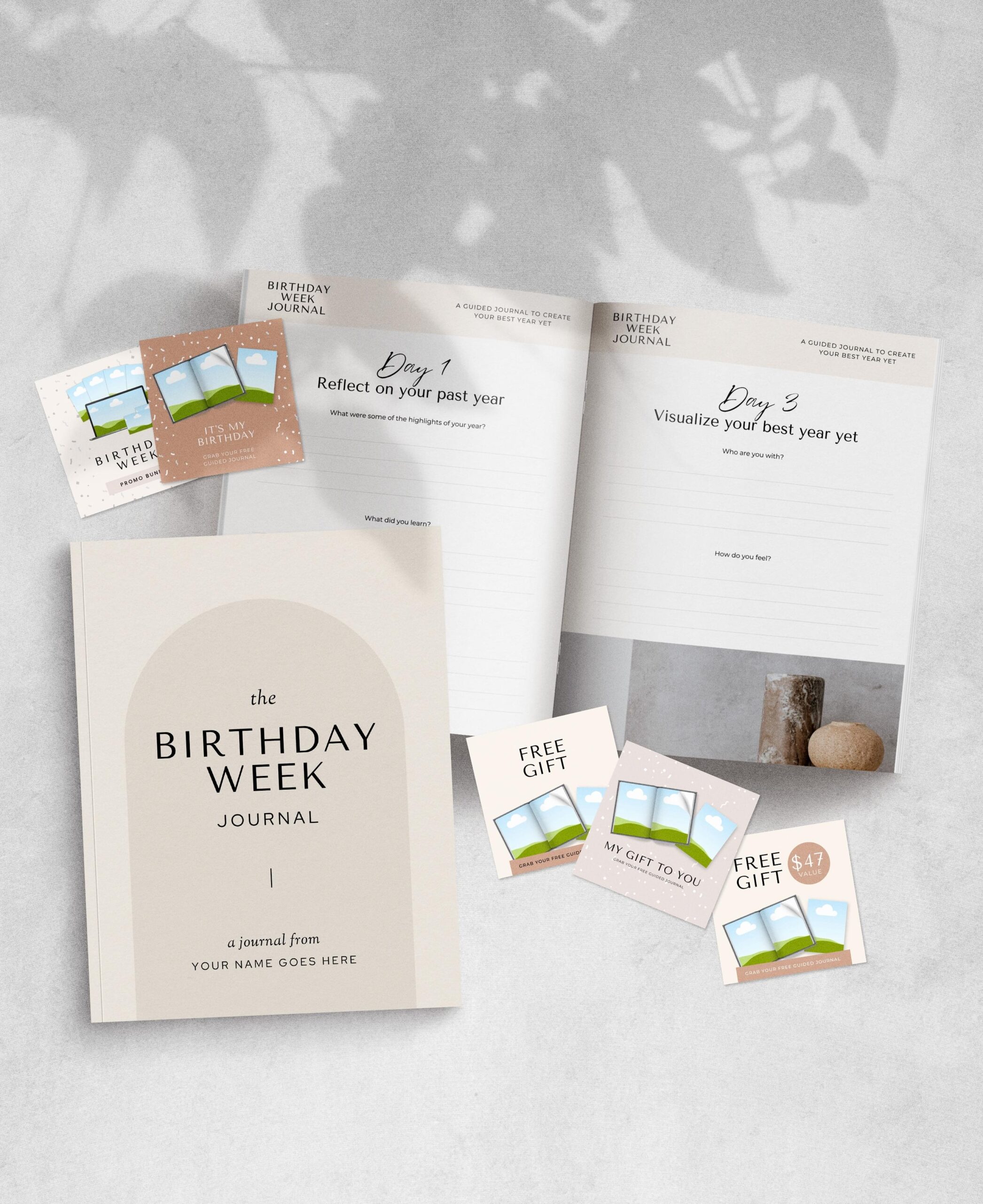 the birthday week journal