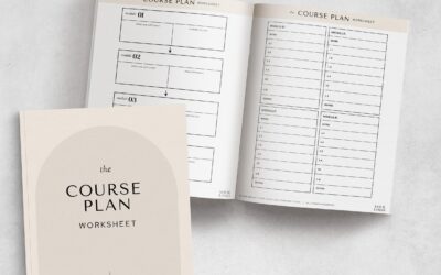 The Course Plan Worksheet