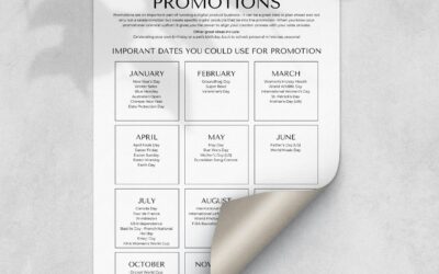2023 Promo Calendar