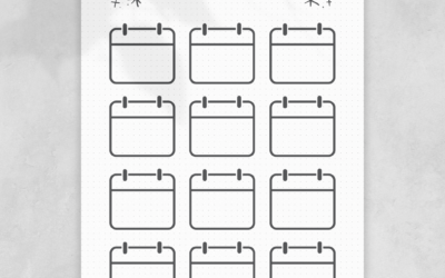 Dot Journal Templates