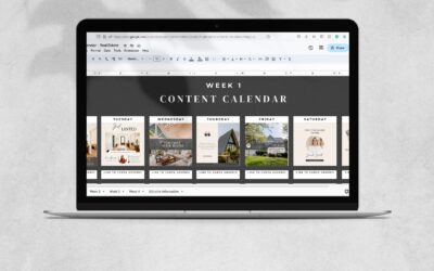 Real Estate Content Calendar