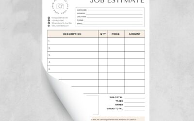 Landscaping Estimate Template