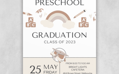 Preschool Graduation Invitation