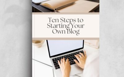 Ten steps to starting your own blog