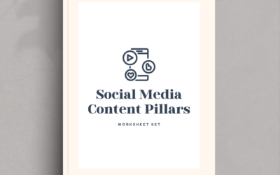 Content Pillars Worksheet Worksheets