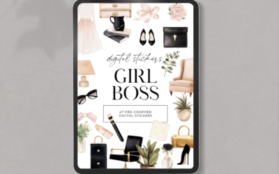 Girl Boss Digital Stickers