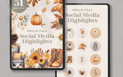 Fall Instagram highlight covers (pack of 51)