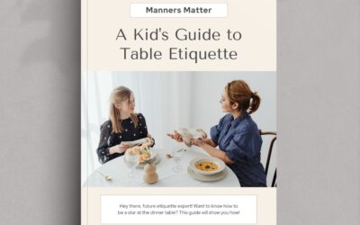 Kid’s Guide to Table Etiquette