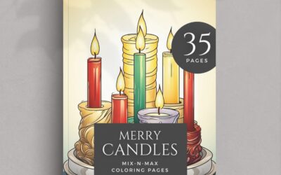 Candle Coloring Pages