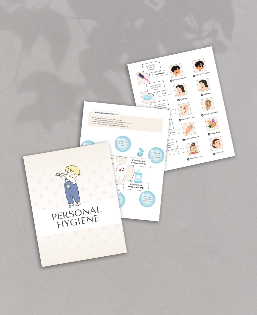 Personal Hygiene Mock Up