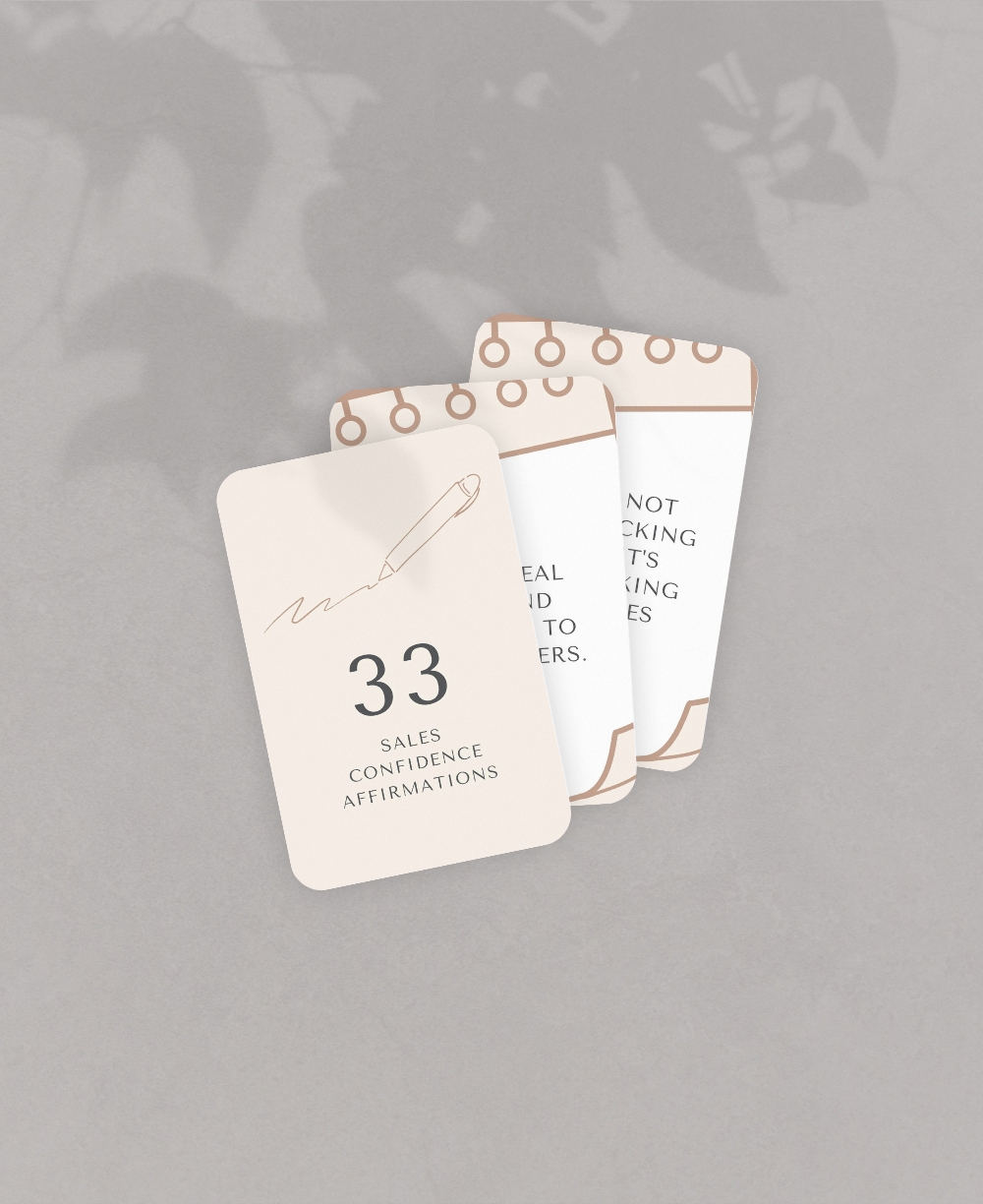 Sales Confidence Affirmations Mock Ups