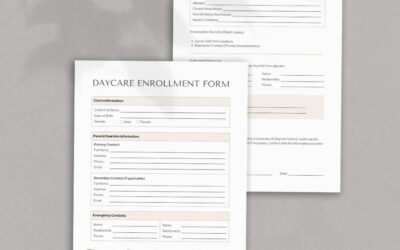 Sign In Sheets Daycare