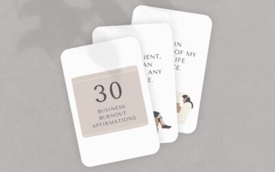 Business Burnout Affirmations