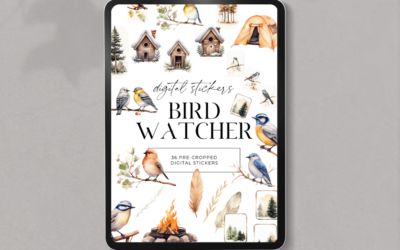 Bird Watcher Digital Stickers