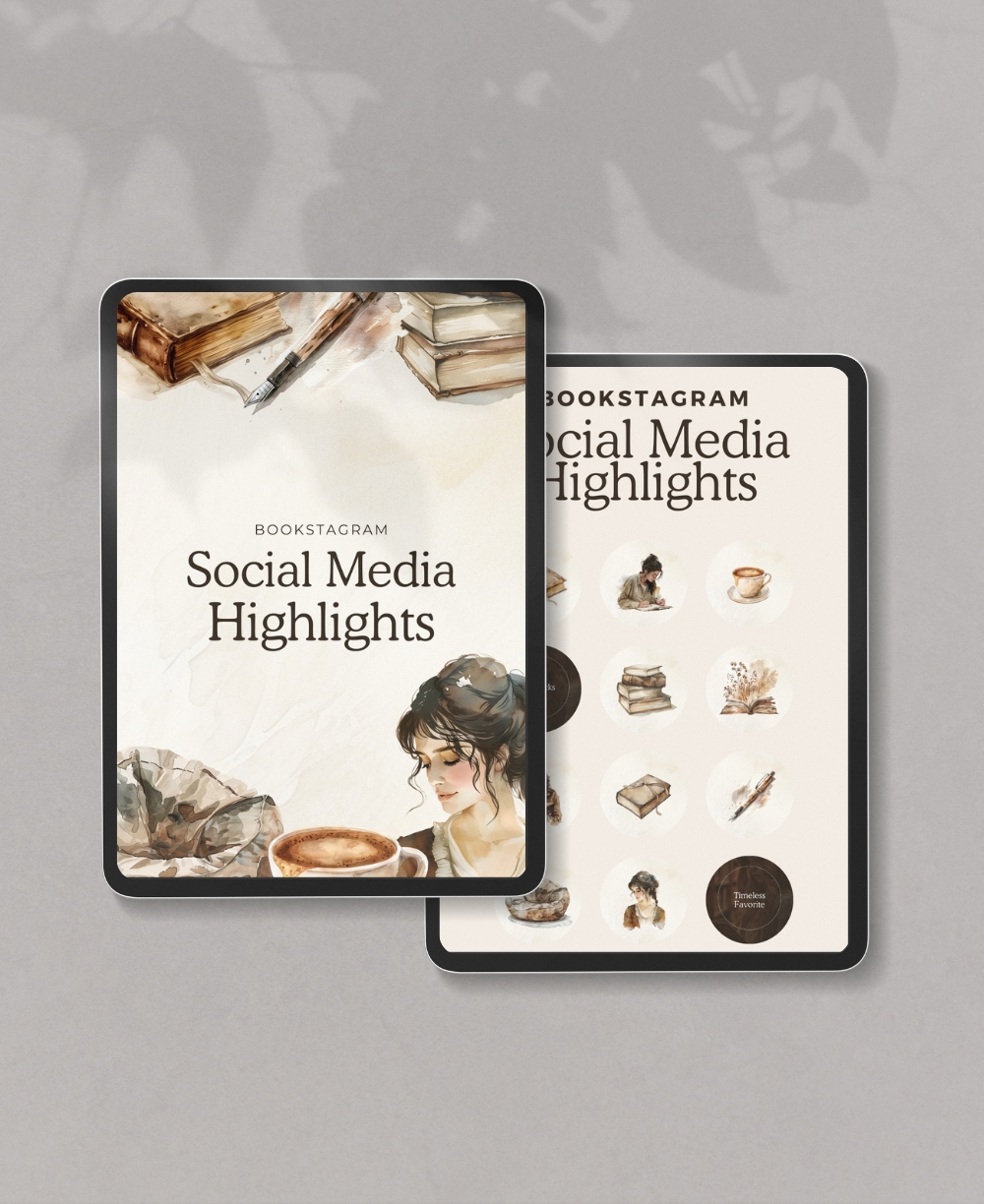 Bookstagram Highlights Mock Ups