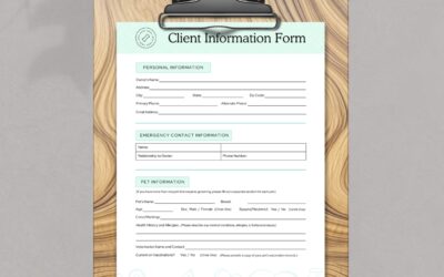Dog Grooming Business Forms