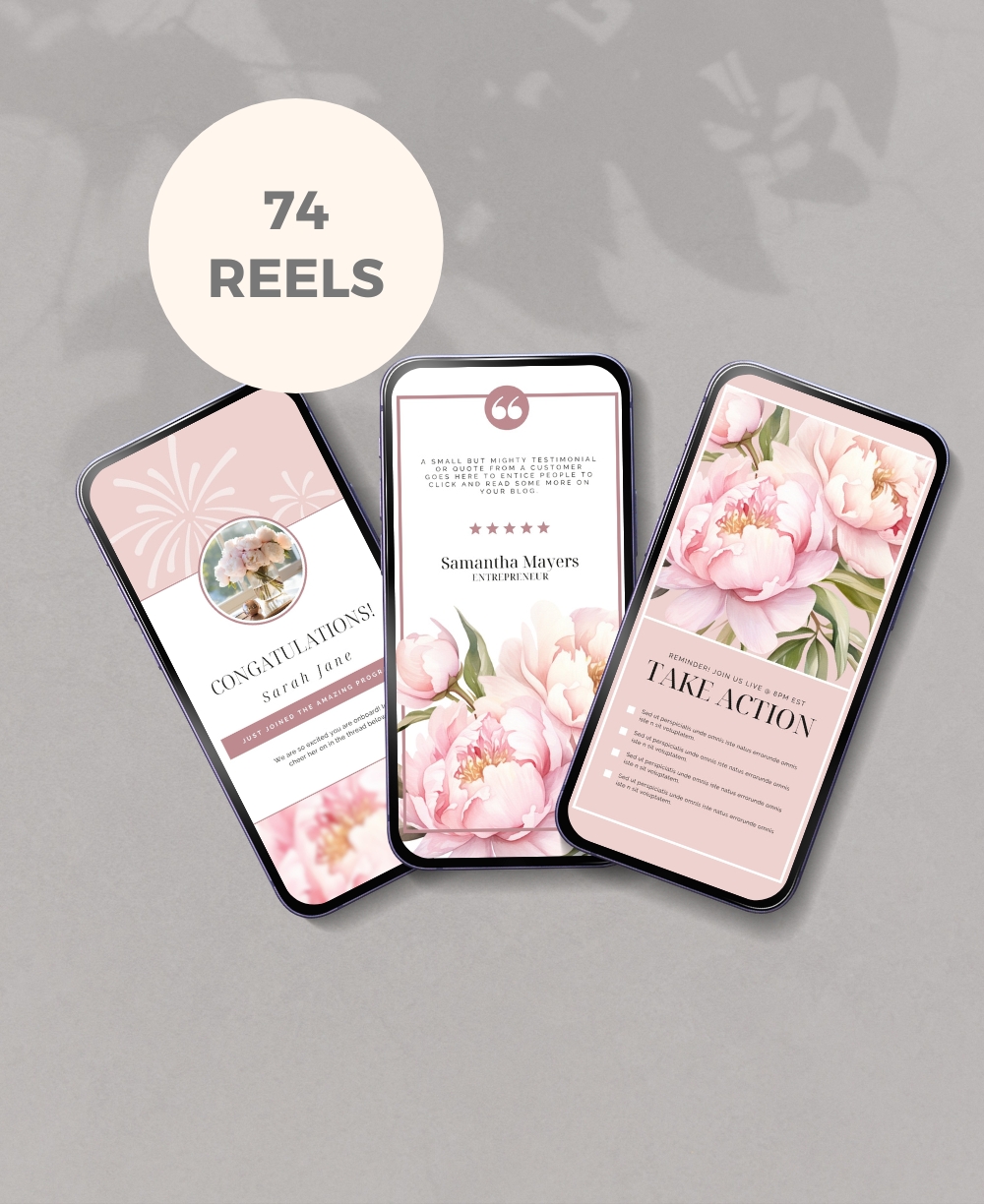 Faceless Reels Marketing Kit Mock Up