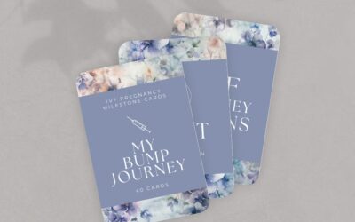 IVF Pregnancy Milestone Cards
