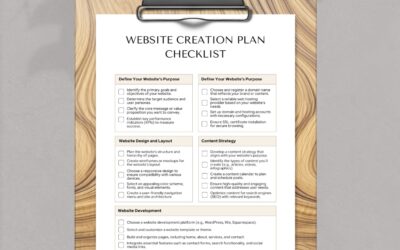 Website Checklist