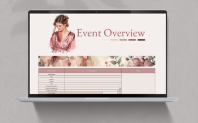 Bachelorette Planner Excel