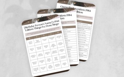 Born In 1984 Party Game