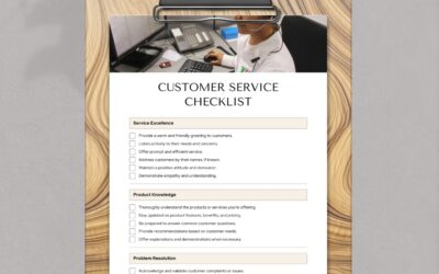 Customer Service Checklist