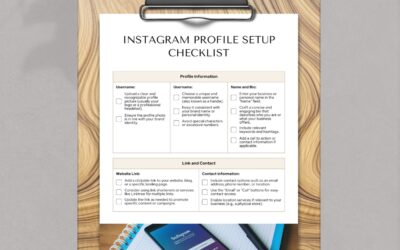 Instagram Profile Setup Checklist