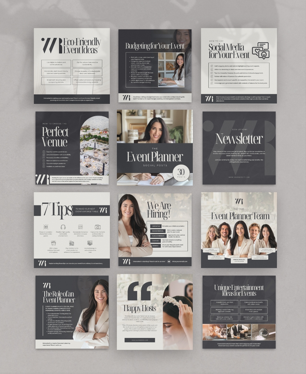 Event Planner Instagram Social Media Mock Up