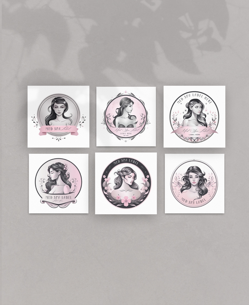 Med Spa Logo Mock Up