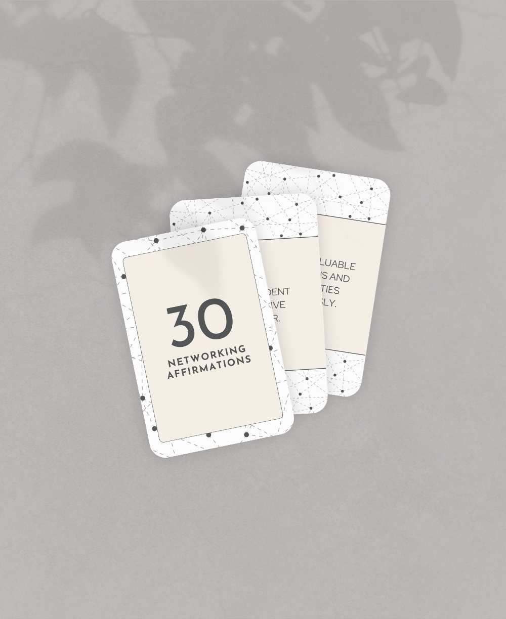 Networking Affirmations Mock Ups