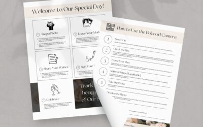 Photo Guestbook Instructions