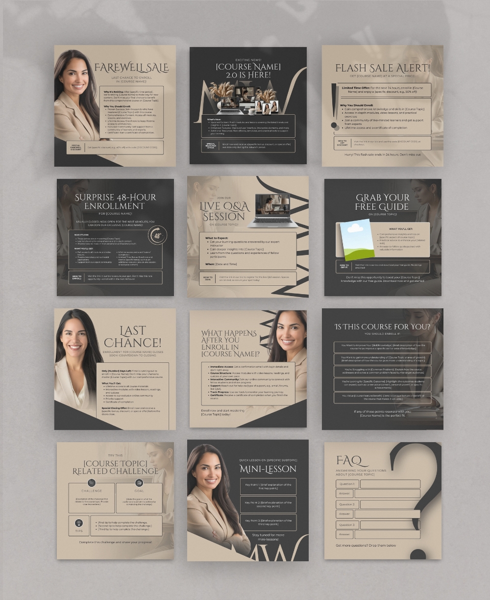 Course Creator Social Media Mock Up