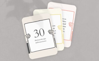 Philanthropy Affirmations