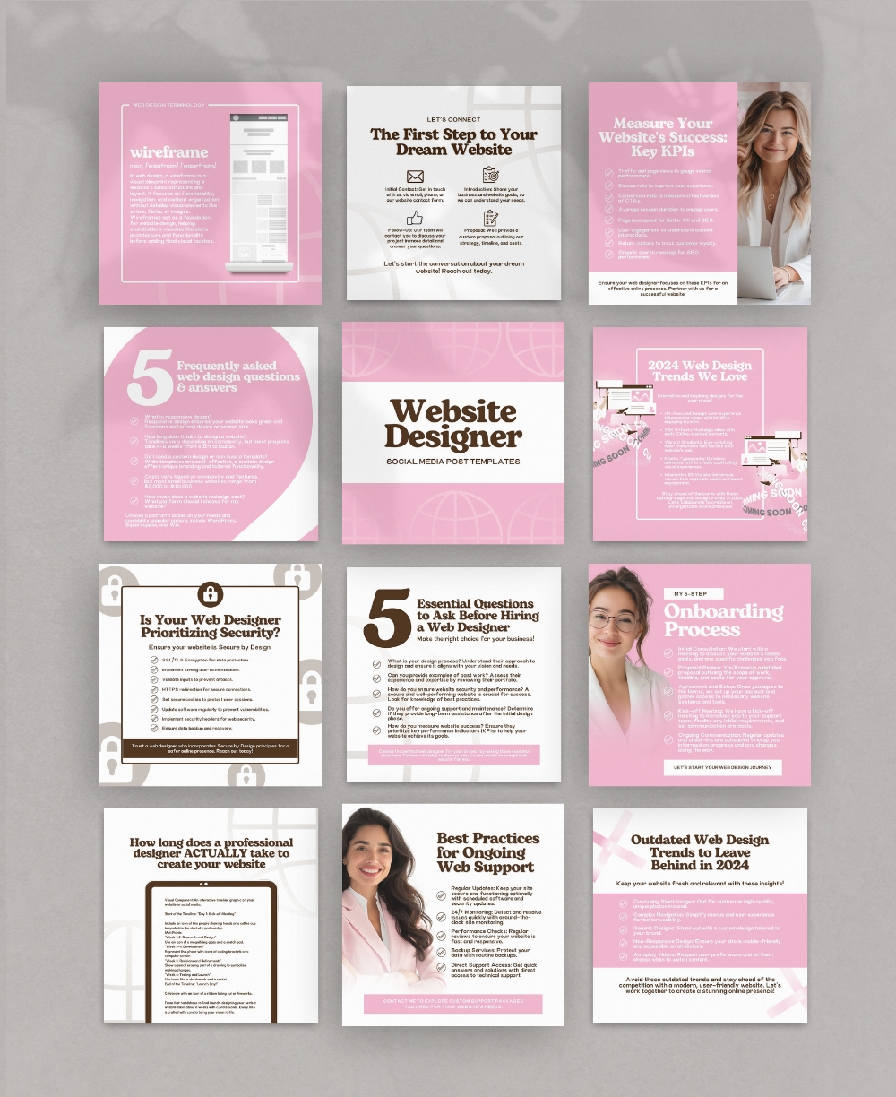 Website Designer Social Media Mock Up