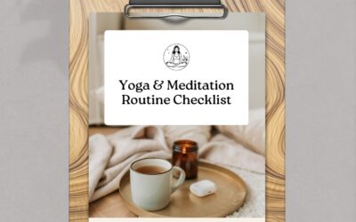 Yoga and Meditation Routine Checklist