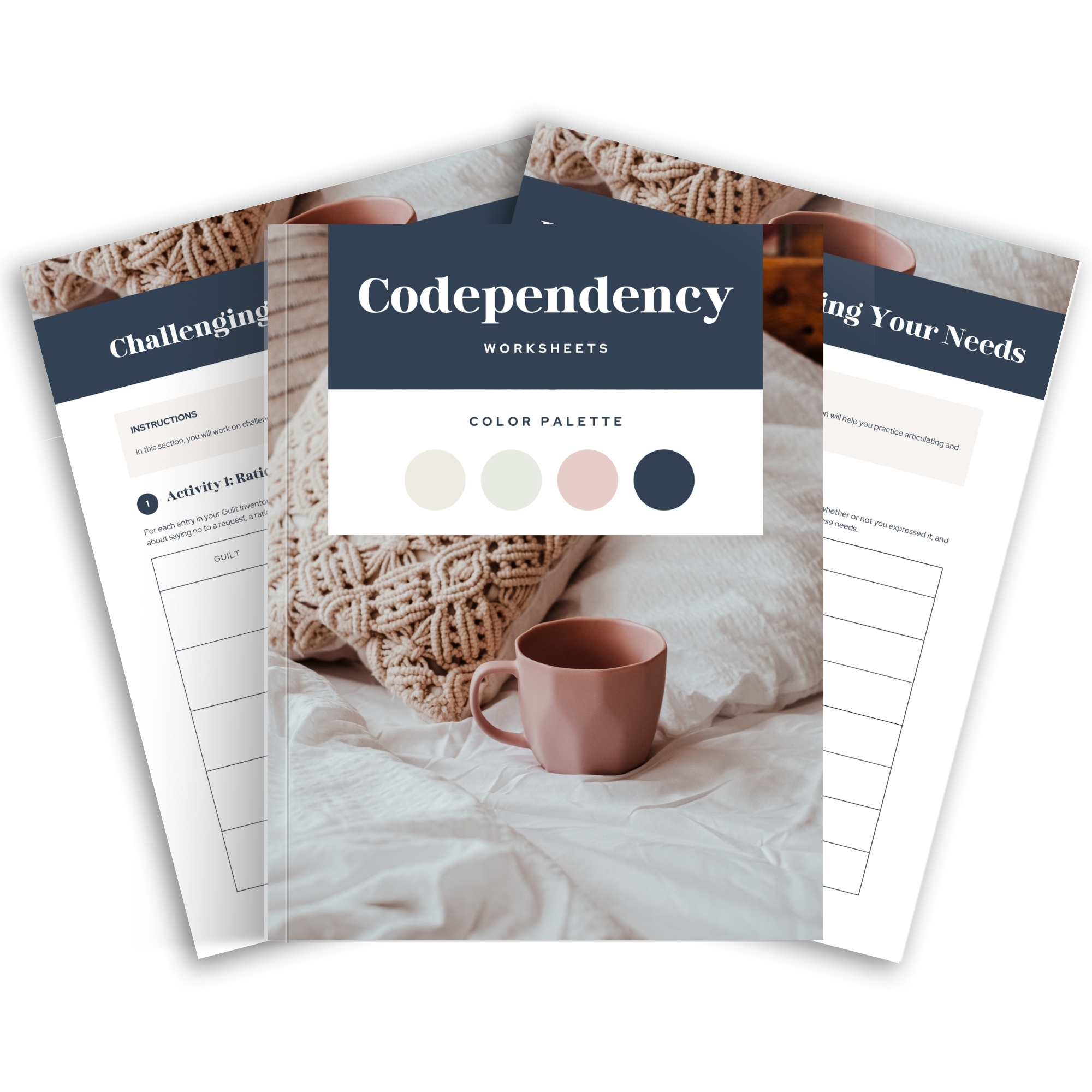 Codependency Worksheets Mock Up