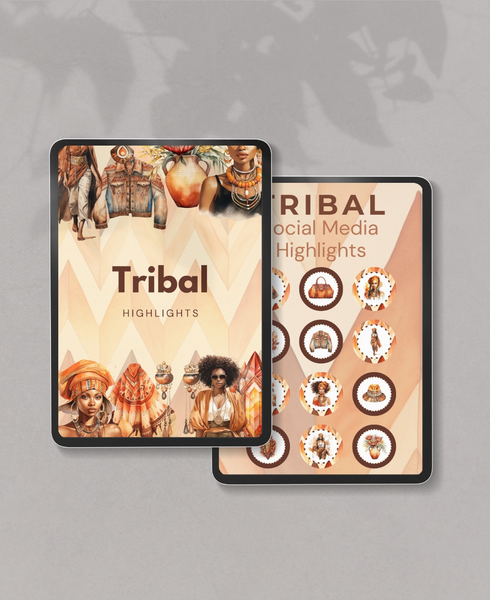Tribal Highlights Mock Ups