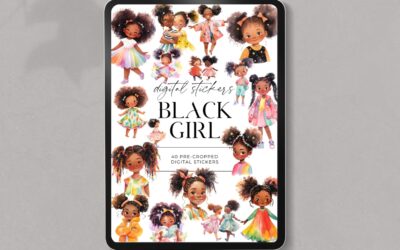 Black Girl Stickers