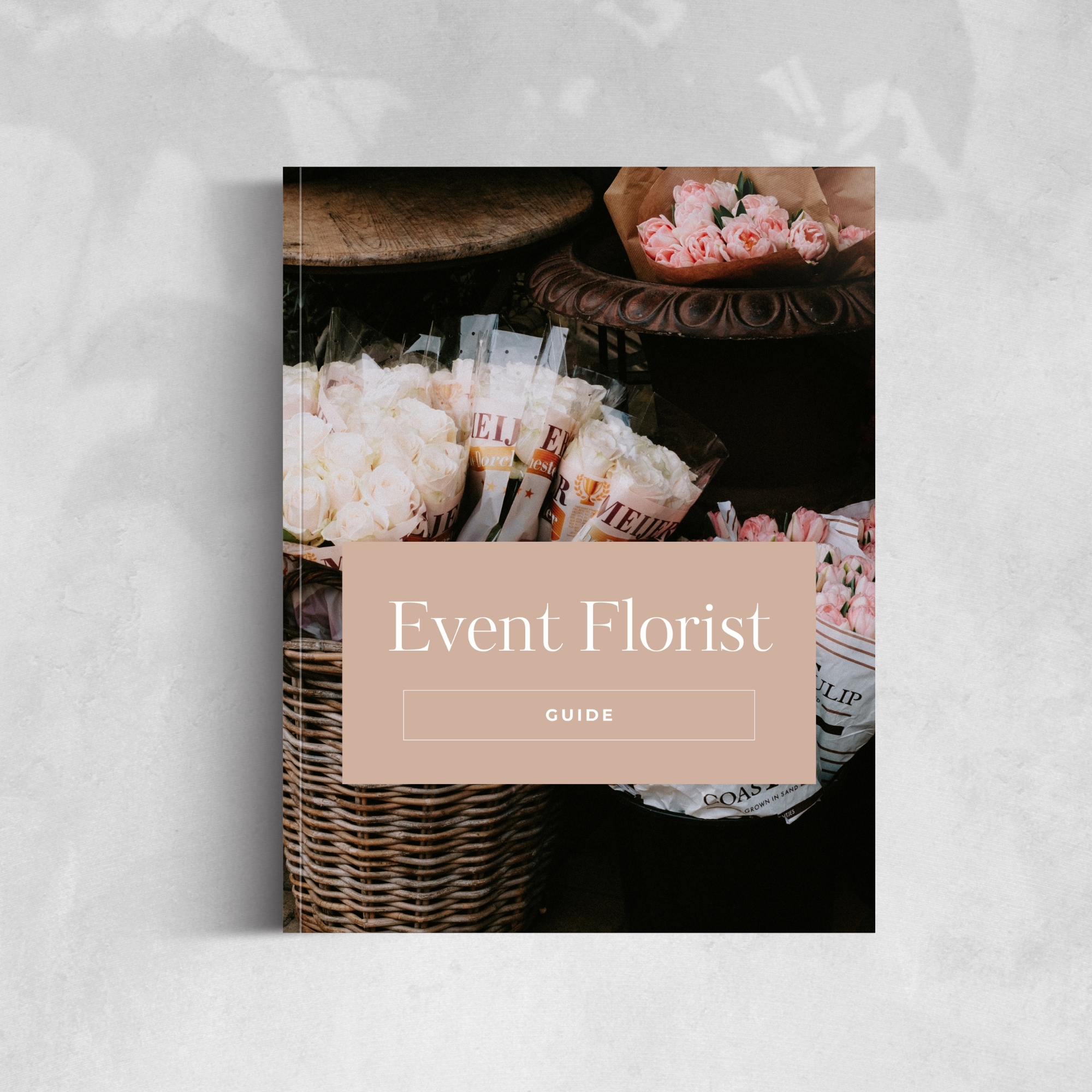 Event florist guide E BOOK Mock Up