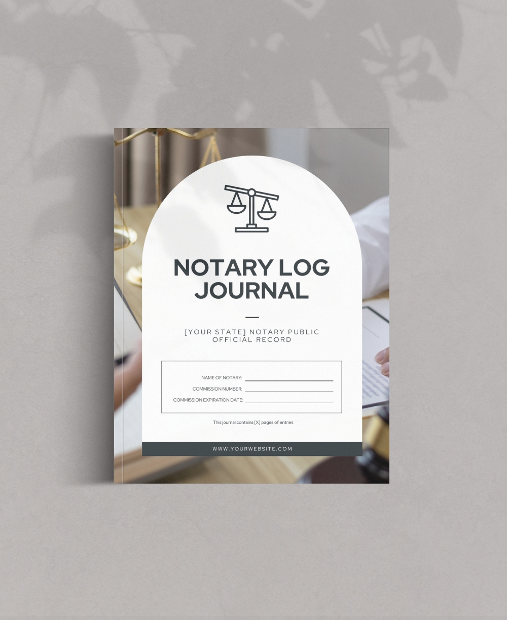 Notary Log Journal Mock Ups