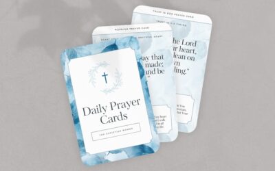 Daily prayer cards for christian women