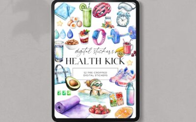 Health Kick Digital Stickers