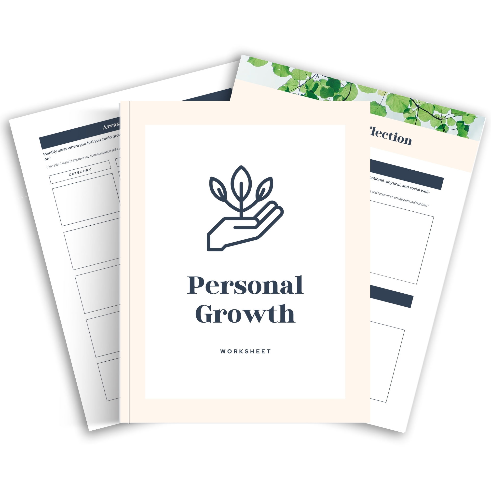 Personal Growth Worksheet Mock Up