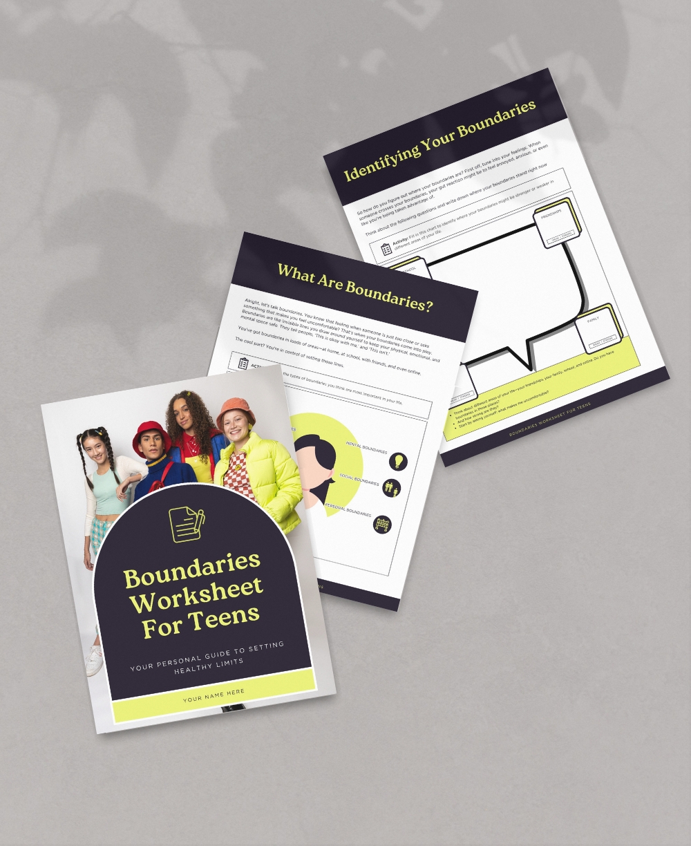 Boundaries Worksheet Teens Mock Up (1)
