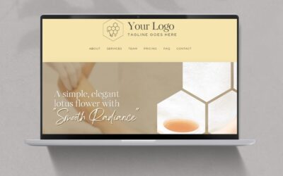 Canva Website Template For Waxing