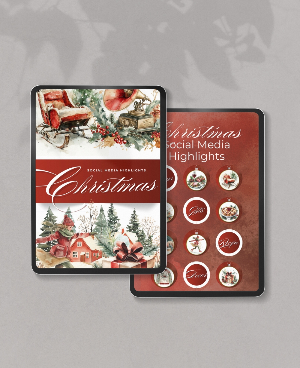 Christmas Highlights Mock Ups