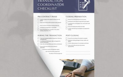 Transaction Coordinatior Checklist